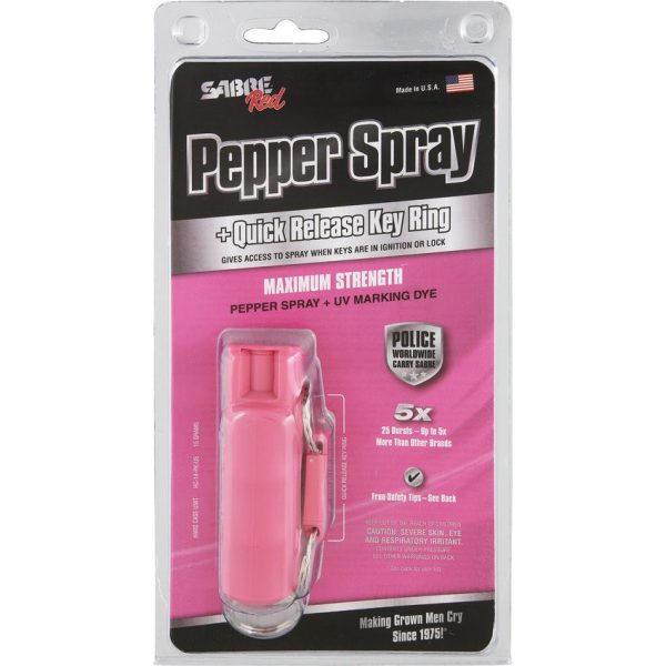 SA10542_add_01.jpg Sabre Pepper Spray Hardcase - Pink with UV Dye