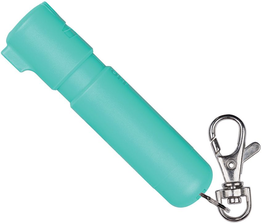 Sabre Mighty Discreet Mint Pepper Spray 3.25" Teal w/ Keyring