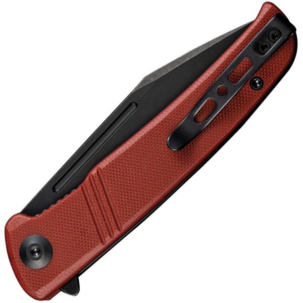 SENCUT Brazoria Linerlock Burgundy G10