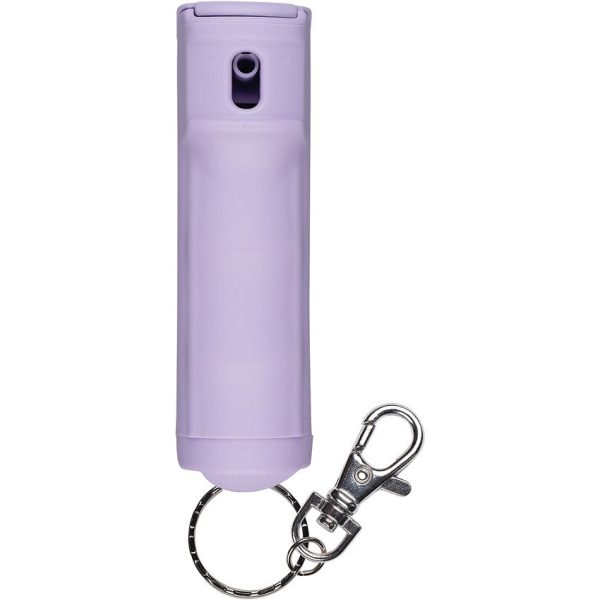 Sabre Finger Grip Pepper Spray Purple - 12 ft Range