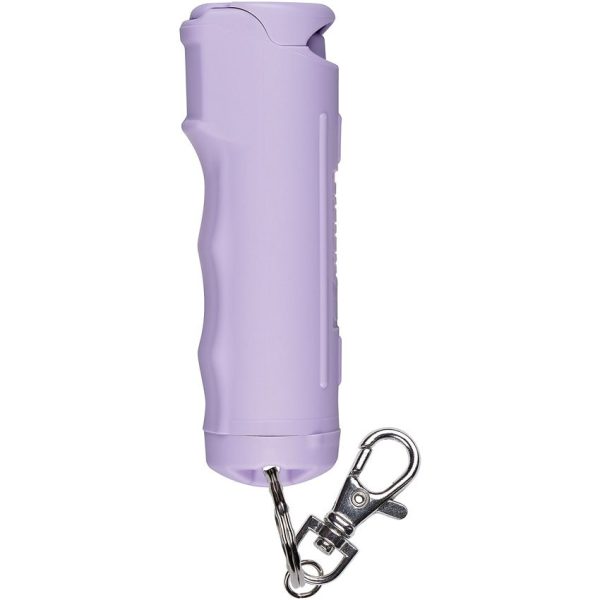 Sabre Finger Grip Pepper Spray Purple - 12 ft Range