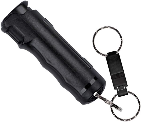 SA15393.jpg Sabre Pepper Gel with 130dB Whistle Black - Dual Protection