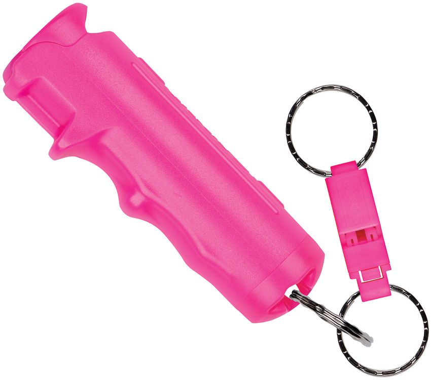 Sabre Gel .54oz Pepper Spray Pink with 130dB Whistle