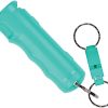 Sabre Pepper Gel with 130dB Whistle Teal - Dual Protection