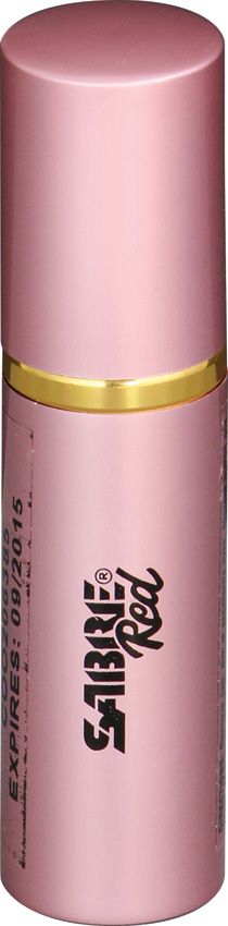 Sabre Lipstick Pepper Spray Metallic Pink - Concealable