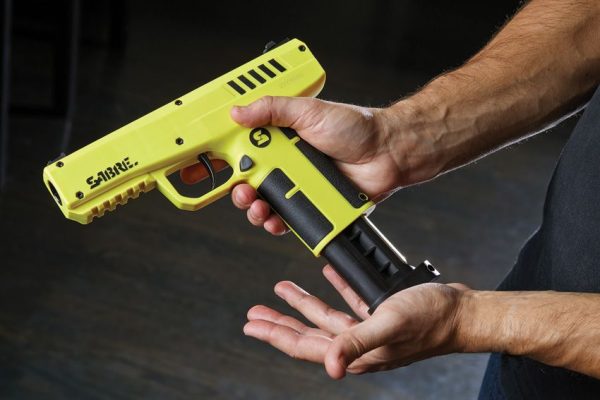 Sabre Launcher 7 Pepper Projectile Pistol Self Defense 60ft