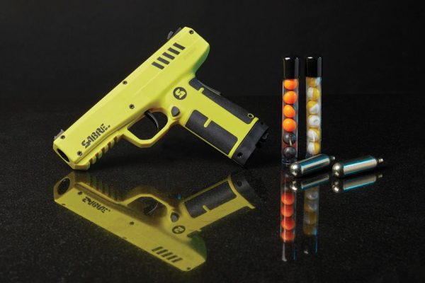 Sabre Launcher 7 Pepper Projectile Pistol Self Defense 60ft