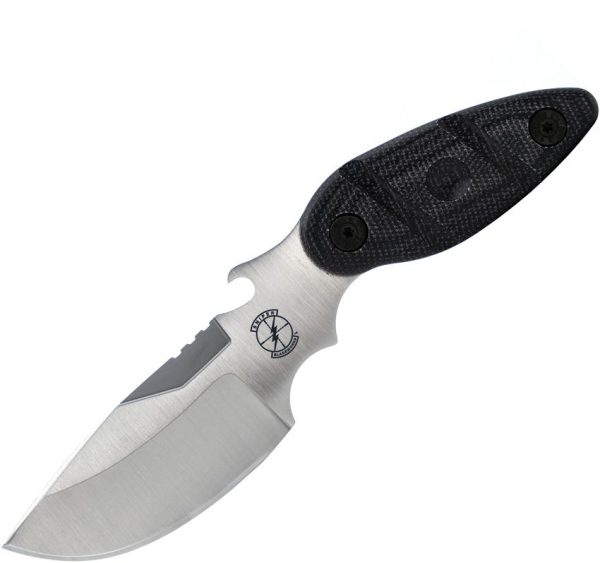 Sniper Bladeworks Skinner Fixed Blade Knife 4.25" Satin Drop Point