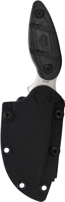 Sniper Bladeworks Skinner Fixed Blade Knife 4.25" Satin Drop Point