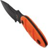 Sniper Bladeworks Skinner Black/Orange Fixed Blade Knife SUJ2 Steel