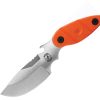 Sniper Bladeworks Skinner Satin Orange Fixed Blade Knife