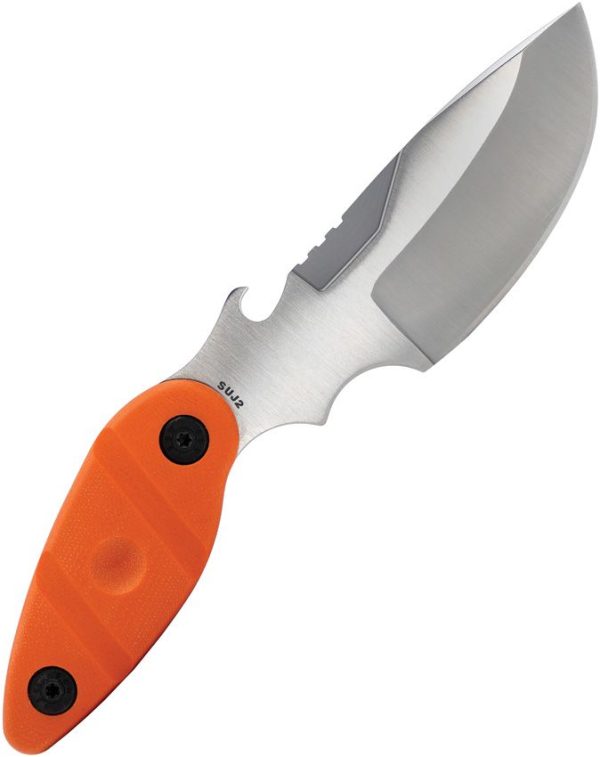 Sniper Bladeworks Skinner Satin Orange Fixed Blade Knife