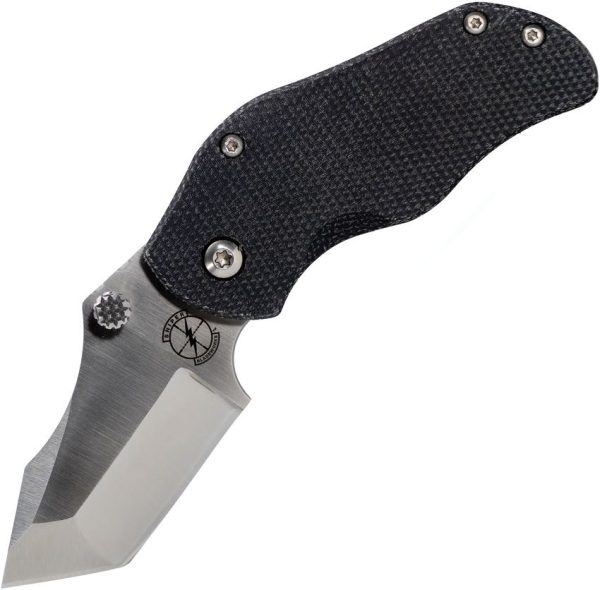 Sniper Bladeworks AP Tanto Framelock Folding Knife S35VN Black