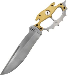 Sniper Bladeworks British Death Head Bowie 8.5" 420HC Fixed Blade