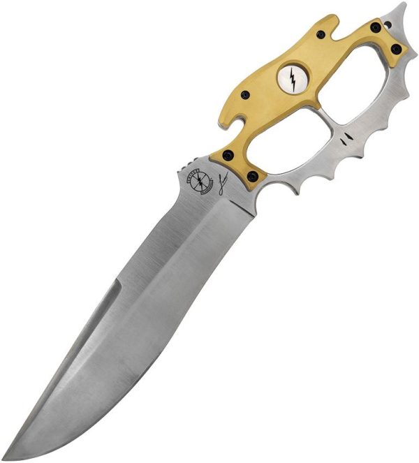 Sniper Bladeworks British Death Head Bowie 8.5" 420HC Fixed Blade