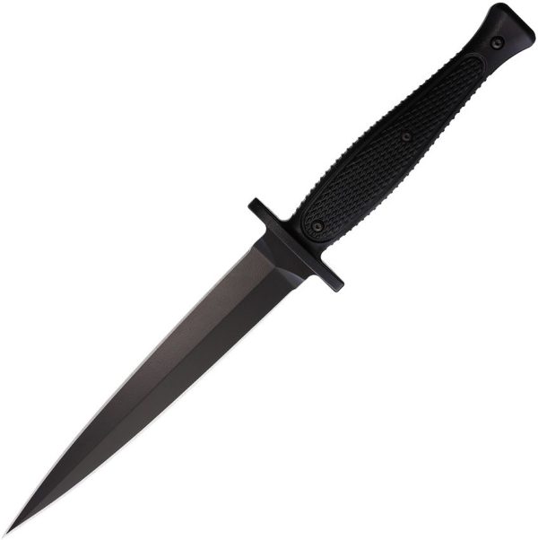 SBBL3BK.jpg Spartan Blades George Raider Dagger 7" Black Fixed Blade Knife