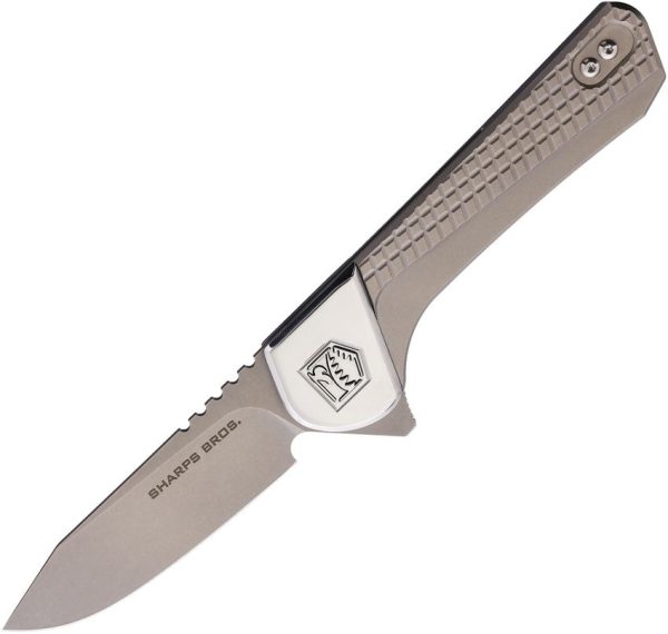 Sharps Bros. Meanstreak Button Lock Folding Knife S35VN Titanium