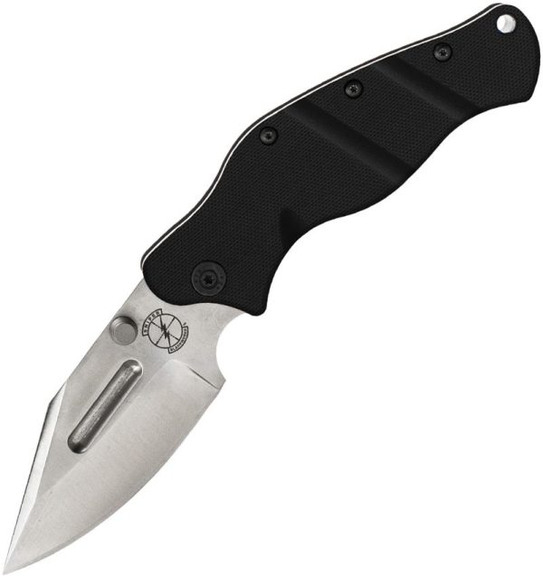 Sniper Bladeworks LPC Framelock S35VN Satin Black Folding Knife