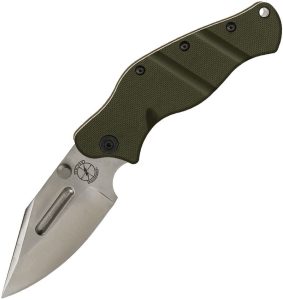 Sniper Bladeworks LPC Framelock S35VN OD Green Folding Knife