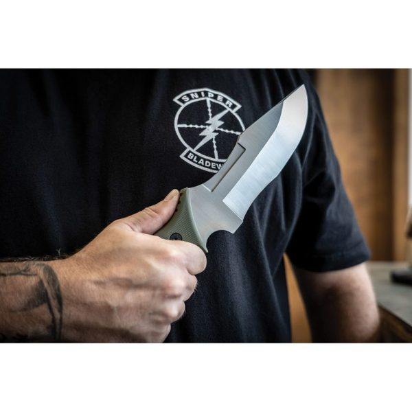 Sniper Bladeworks Mamu Fixed Blade OD Green