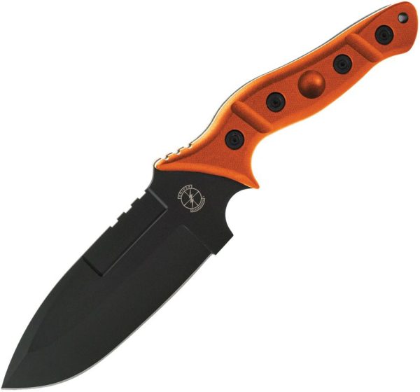 Sniper Bladeworks Mamu Fixed Blade Orange Handle