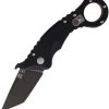 Spartan Blades Shoto Linerlock 154CM Black Folding Knife