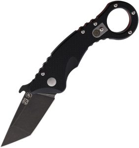 Spartan Blades Shoto Linerlock 154CM Black Folding Knife