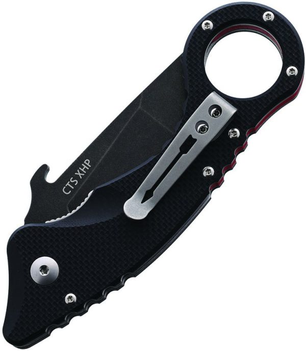 Spartan Blades Shoto Linerlock 154CM Black Folding Knife
