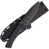 Spartan Blades Damysus Fixed Blade 5.5" 1095 Carbon Steel Black