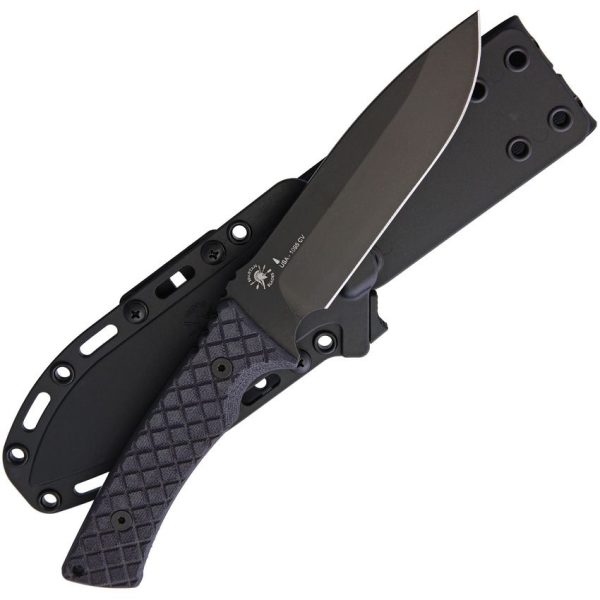 Spartan Blades Damysus Fixed Blade 5.5" 1095 Carbon Steel Black