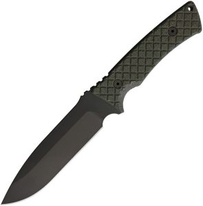 SBSL003BKGR.jpg Spartan Blades Damysus Fixed Blade 5.5" 1095 Carbon Steel OD Green