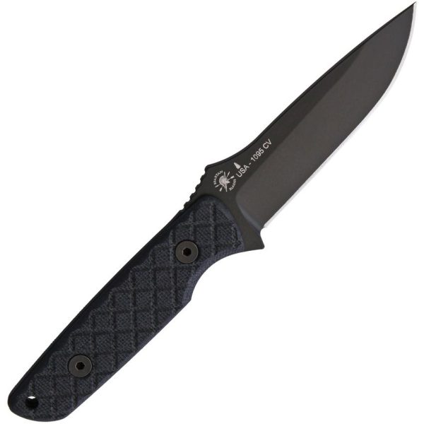 Spartan Blades Alala Fixed Blade 3.75" 1095 Steel Black Micarta