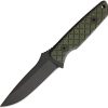 Spartan Blades Alala Fixed Blade Green Canvas Micarta 1095