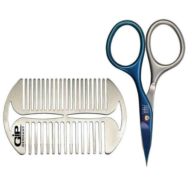 Razolution Beard Trimming Set Stainless Steel Grooming Kit