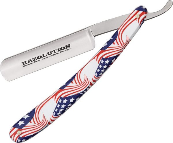 Razolution Straight Razor Patriot - Carbon Steel