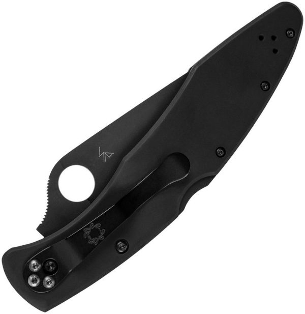 Spyderco Police Lockback Black VG-10