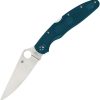 Spyderco Police 4 Lockback Folding Knife K390 Blue 4.38in Blade