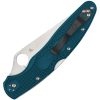Spyderco Police 4 Lockback Folding Knife K390 Blue 4.38in Blade