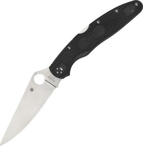 Spyderco Police Model 4 Lockback Folding Knife VG-10 Black
