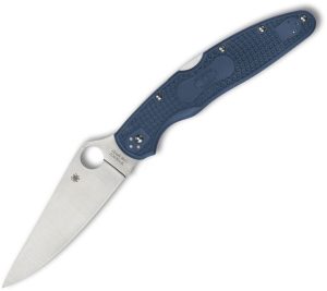 Spyderco Police 4 LWT Lockback Folding Knife Blue CPM SPY27