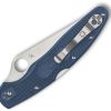 Spyderco Police 4 LWT Lockback Folding Knife Blue CPM SPY27