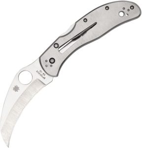 SC08P.jpg Spyderco Harpy ClipIt Serrated Folding Knife - Stainless