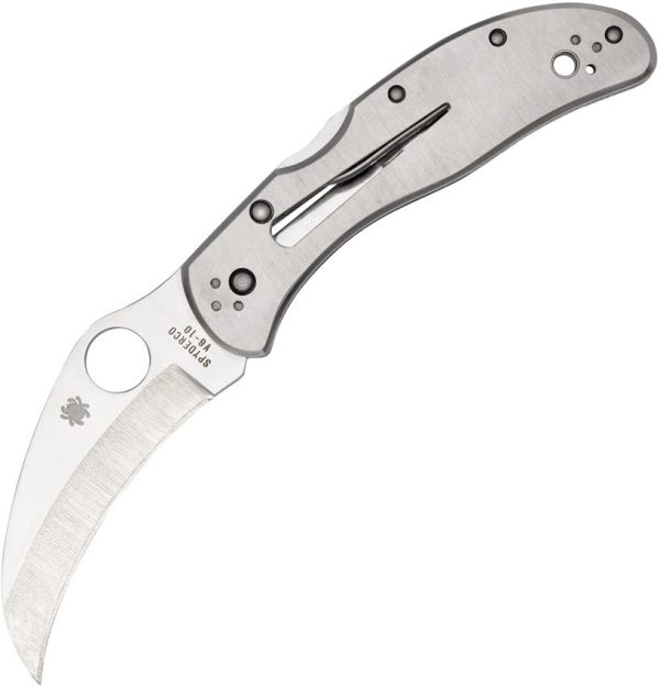 SC08P.jpg Spyderco Harpy ClipIt Serrated Folding Knife - Stainless