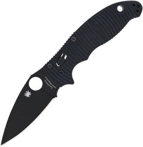 SC101GMCBKP2.jpg Spyderco Manix 2 Salt Ball Bearing Lock - Black CPM MagnaCut