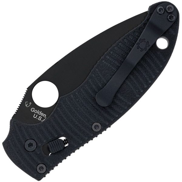 Spyderco Manix 2 Salt Ball Bearing Lock - Black CPM MagnaCut