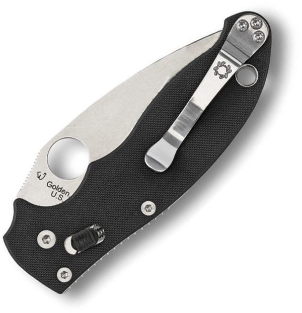 Spyderco Manix 2 Ball Bearing Lock - Black G10 S30V