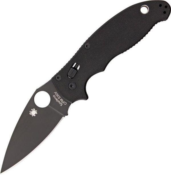 Spyderco Manix 2 Ball Bearing Lock - Black Coated S30V