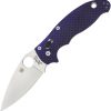 Spyderco Manix 2 Ball Bearing Lock - Blue G10 S110V