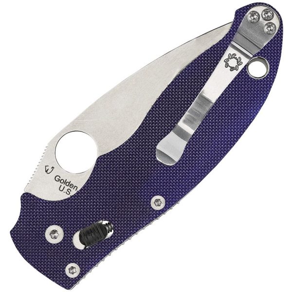 Spyderco Manix 2 Ball Bearing Lock - Blue G10 S110V