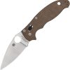 Spyderco Manix 2 Ball Bearing Lock Micarta - Brown CPM Cru-Wear
